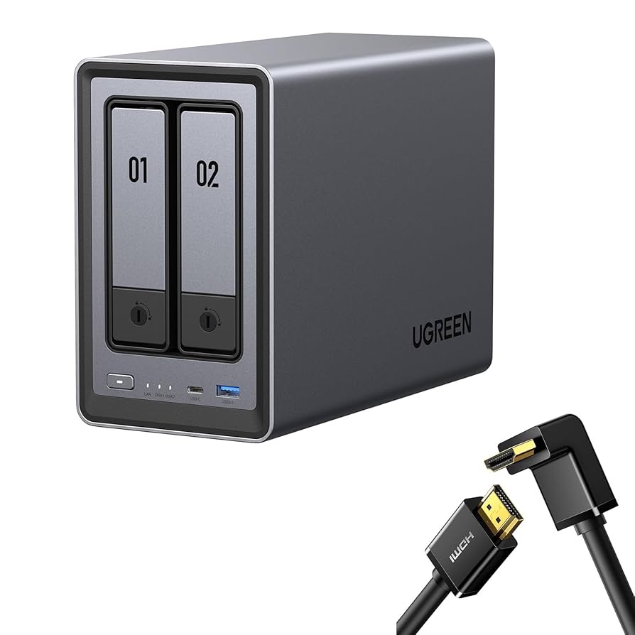 【週末限定価格】UGREEN NASync DXP2800 Amazon.com: UGREEN NASync DXP2800 2-Bay Desktop NAS,Network